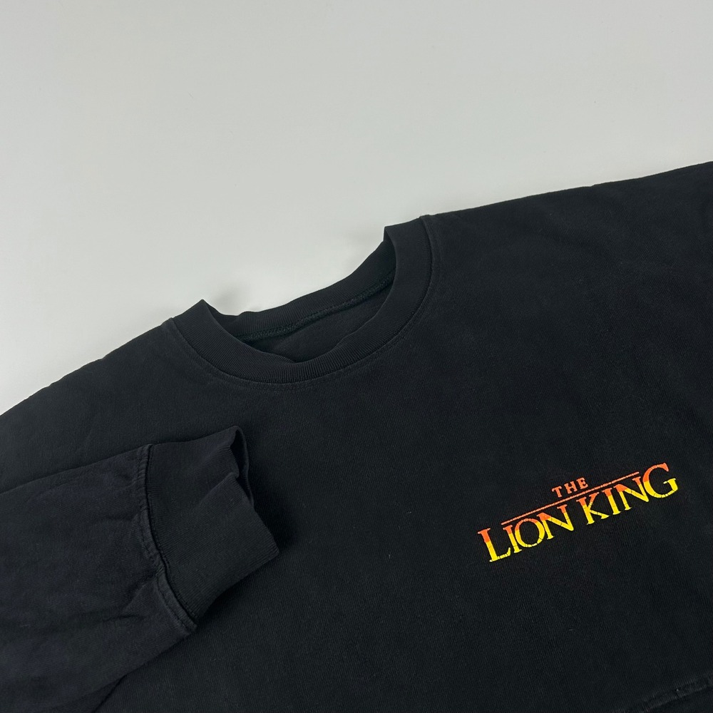 Disney Parks WMNS L Spirit Jersey The Lion King Hakuna Matata Black Long Sleeve